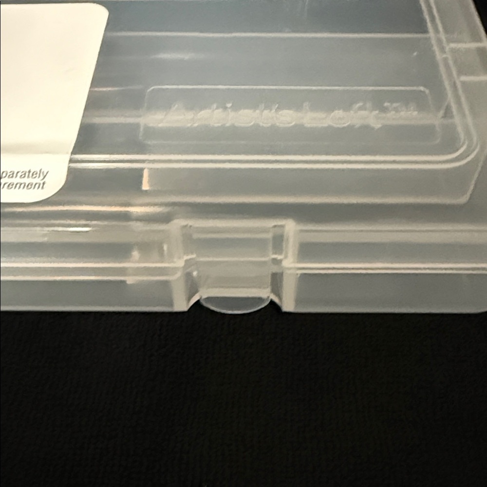 Clear Pencil and Brush Carrying Case - Picture 5 of 5